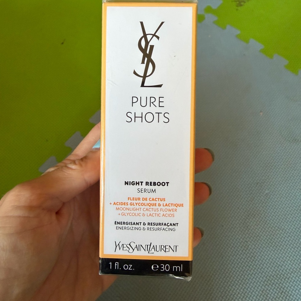 Yves Saint Laurent Night Reboot Serum – White & Orange Packaging